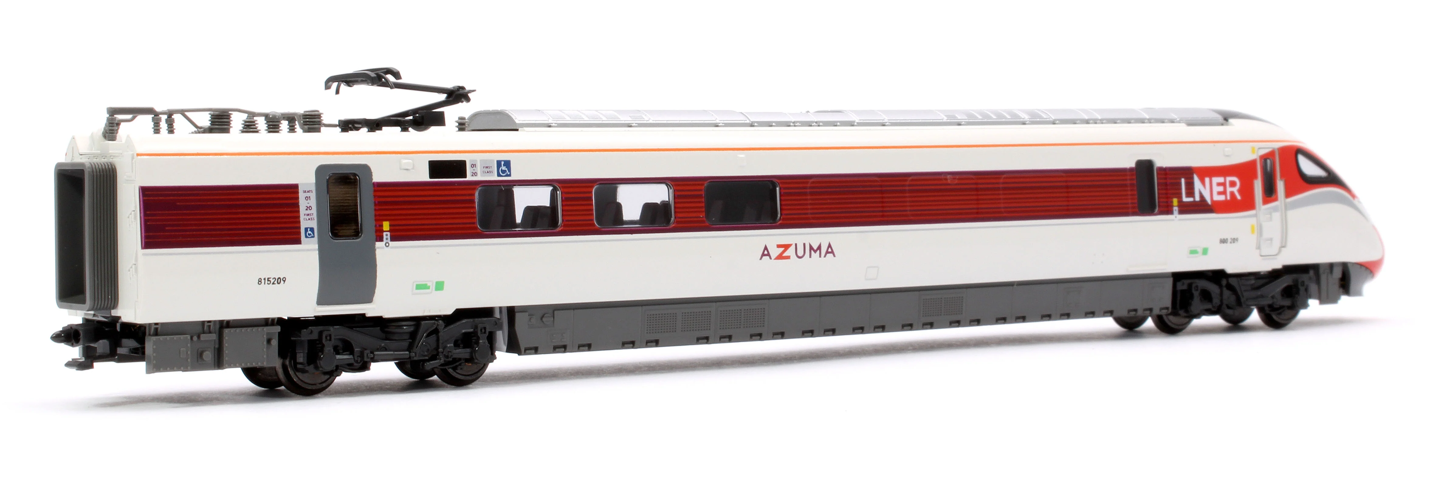 10-1674D Class 800/2 LNER Azuma 800 209 5 Car EMU - DCC Fitted - Image 14
