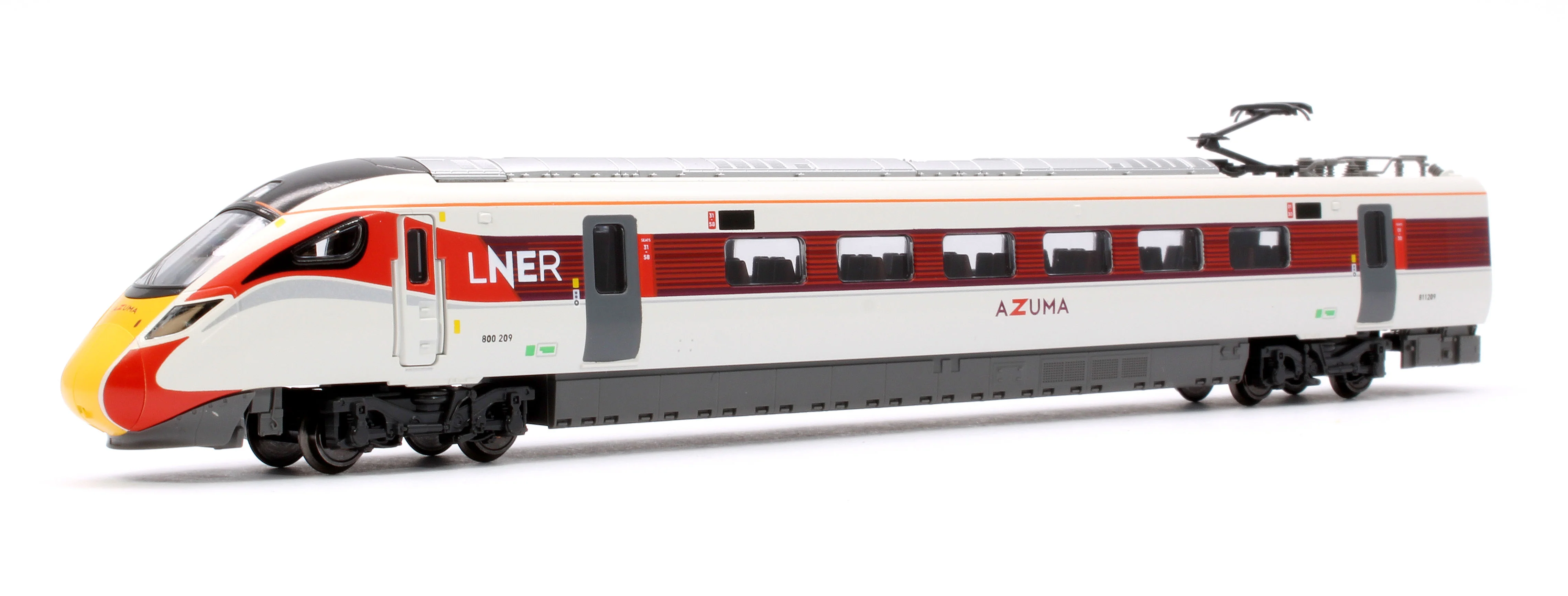 10-1674D Class 800/2 LNER Azuma 800 209 5 Car EMU - DCC Fitted - Image 3