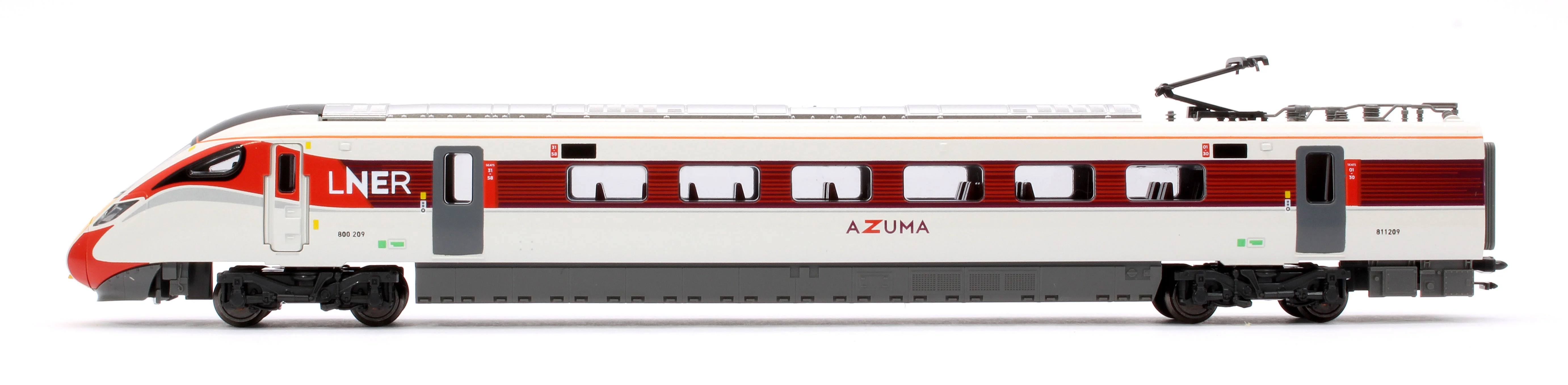 10-1674S Class 800/2 LNER Azuma 800 209 5 Car EMU - DCC Sound Fitted - Image 4