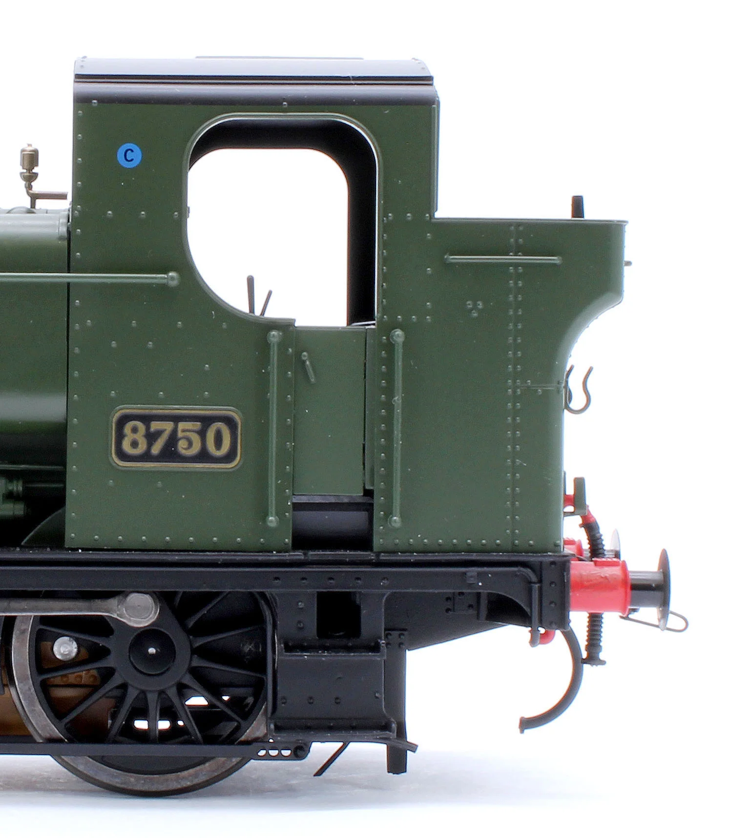 7S-007-018 Class 87xx Pannier 'Great Western' Green 8750 - Steam Tank Locomotive - Image 8