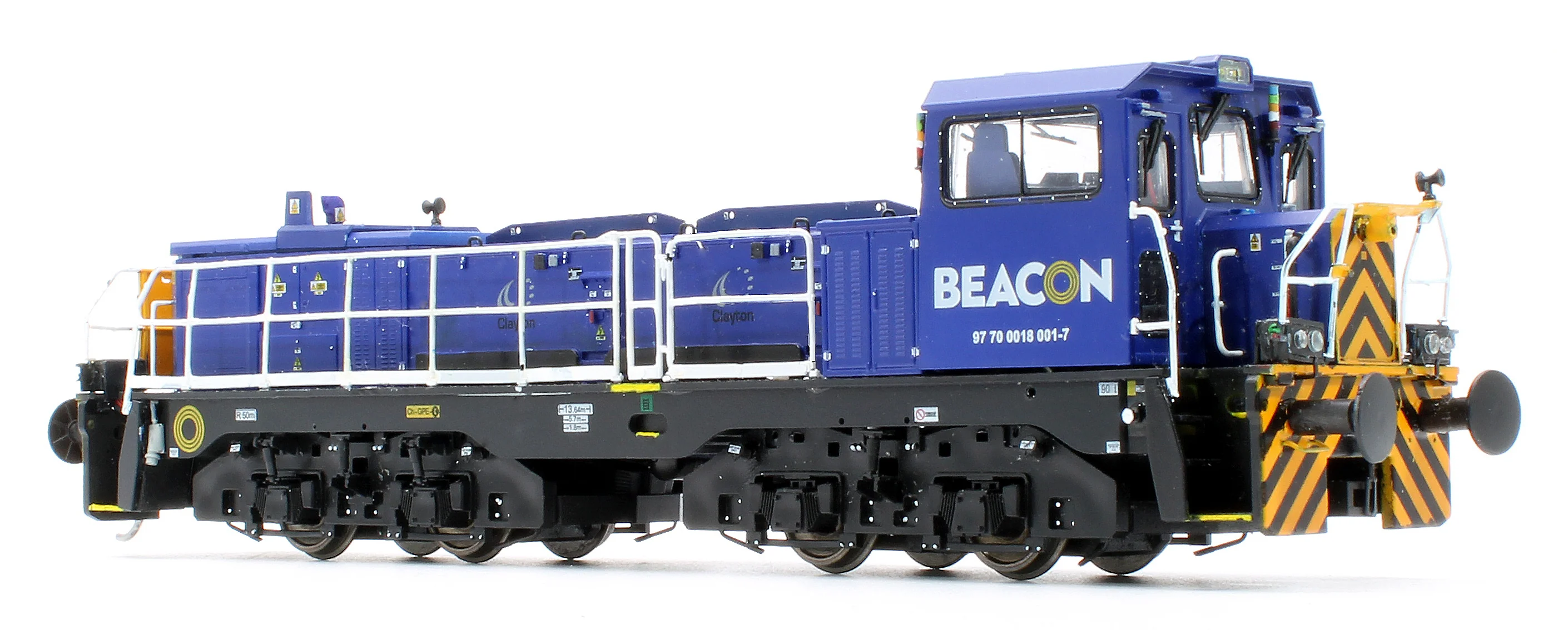 RT-CL18-BE-006-SF Clayton Class 18 (18006-15) / CBD90 Beacon Rail Hybrid Battery Diesel Locomotive (BMAC Light Cluster) DCC Sound - Image 3