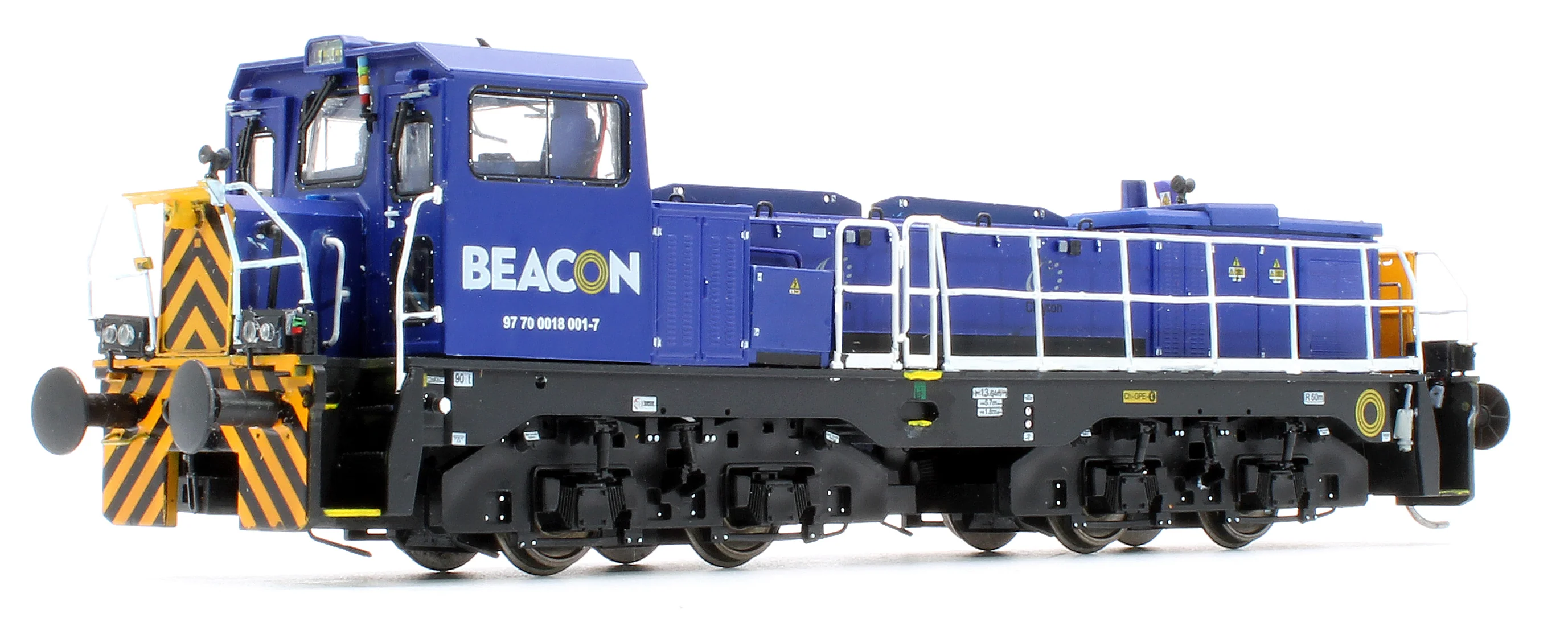 RT-CL18-BE-006-SF Clayton Class 18 (18006-15) / CBD90 Beacon Rail Hybrid Battery Diesel Locomotive (BMAC Light Cluster) DCC Sound - Image 8