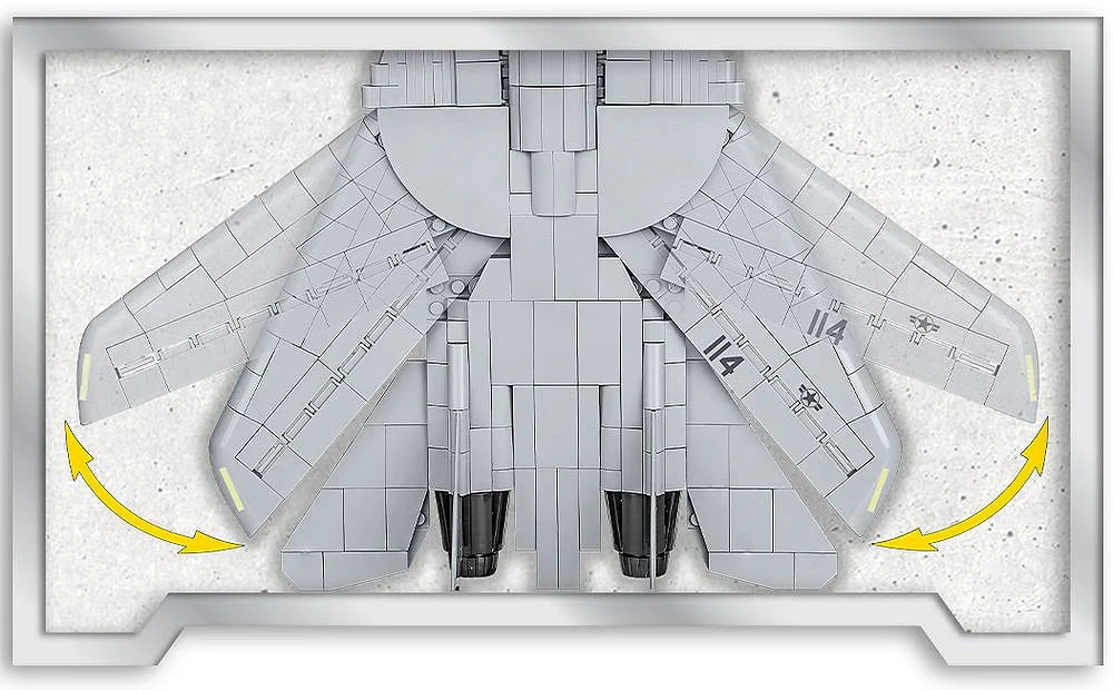 COB5811A F14 Tomcat Top Gun (759 pcs) Model Kit - Image 6