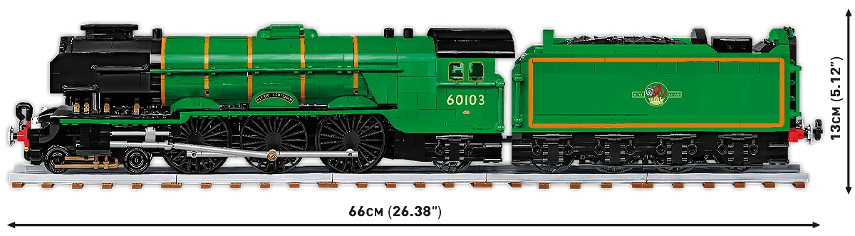COB6292 Flying Scotsman Steam Locomotive (2700 pcs) Model Kit - Image 2