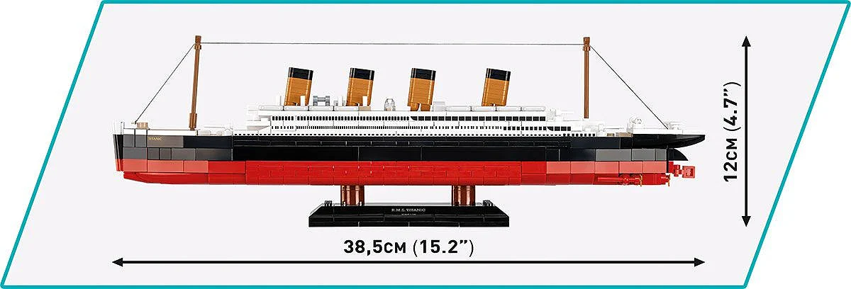COB1680 R.M.S Titanic (600 pcs) Model Kit - Image 6