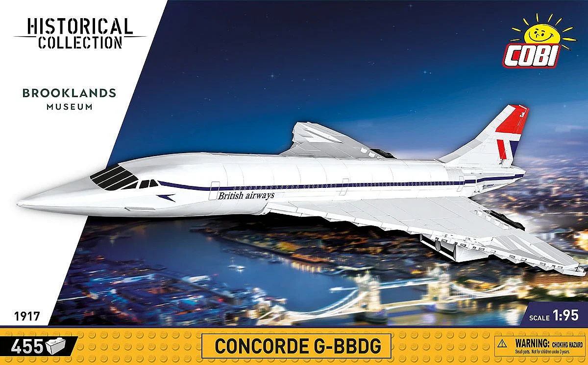 COB1917 Concorde G-BBDG (455 pcs) Model Kit - Image 3