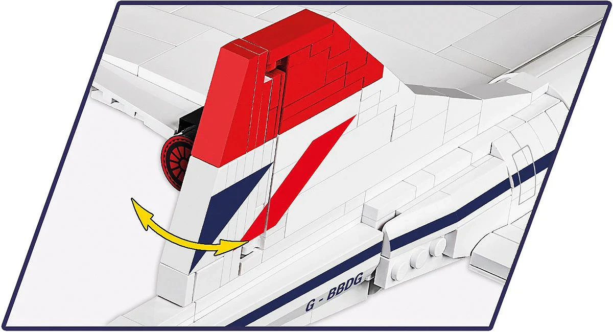 COB1917 Concorde G-BBDG (455 pcs) Model Kit - Image 5