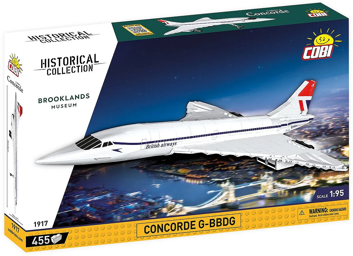 COB1917 Concorde G-BBDG (455 pcs) Model Kit - Image 9