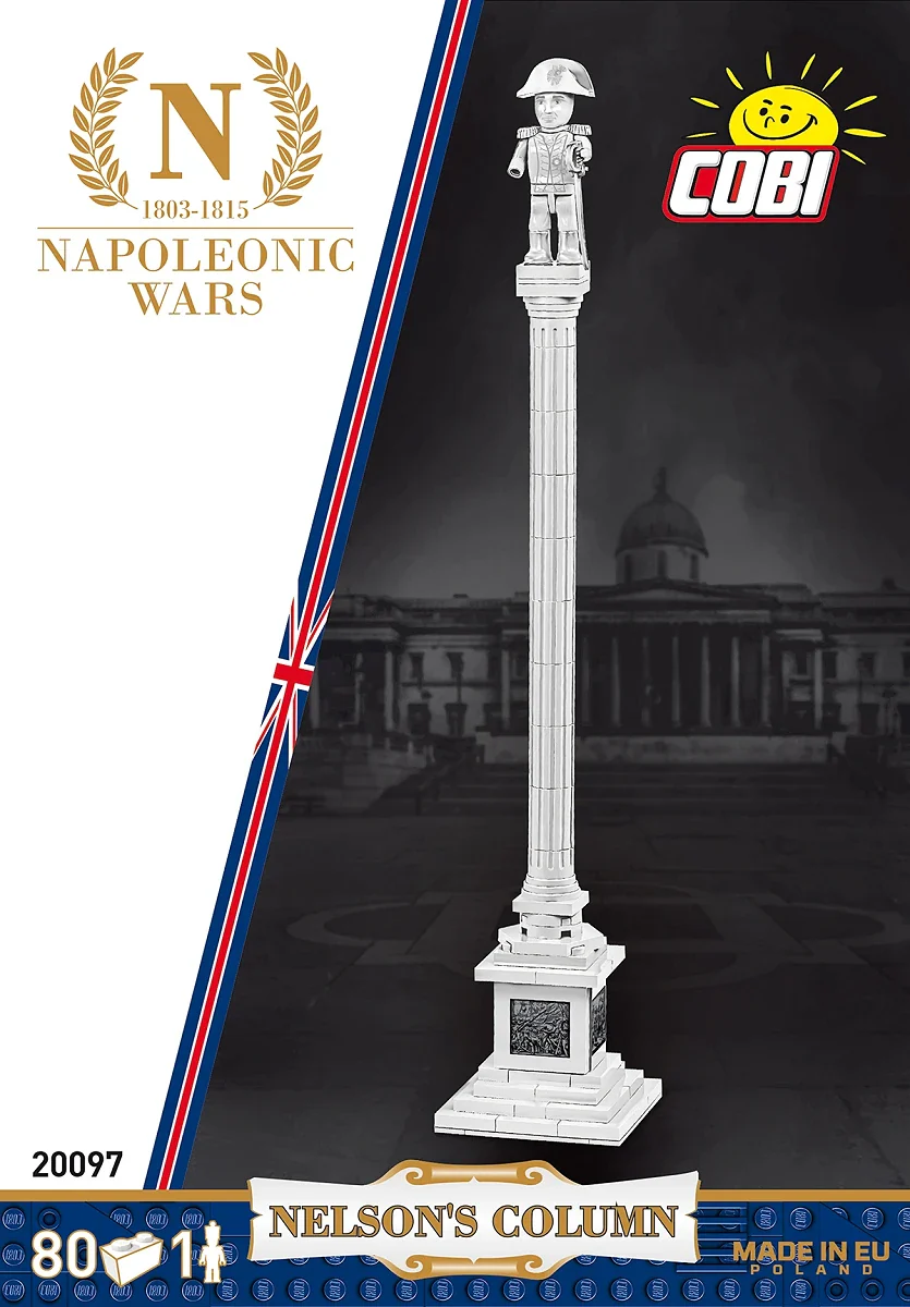 COB20097 Nelson's Column Trafalgar (85 pcs) Model Kit - Image 2