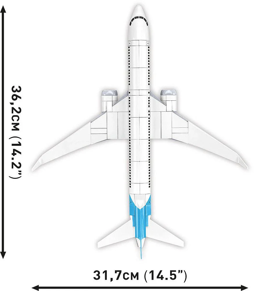 COB26608 Boeing 737-8 (340 pcs) Model Kit - Image 9