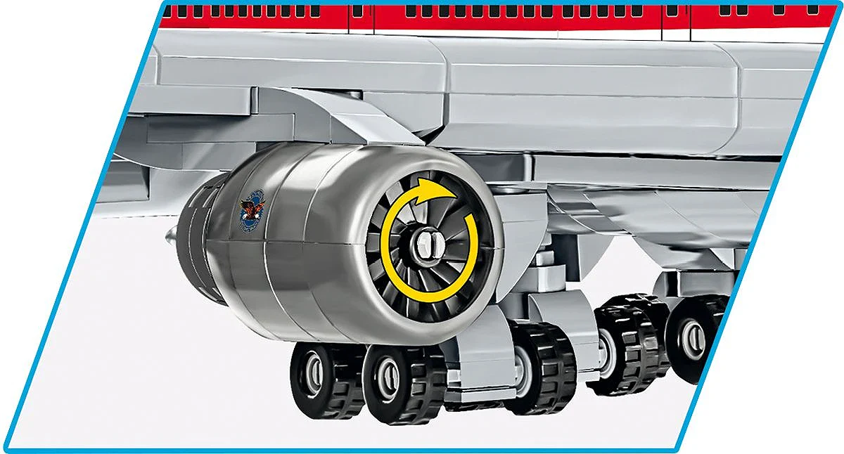 COB26609 Boeing 747 First Flight 1969 (1000 pcs) Model Kit - Image 6