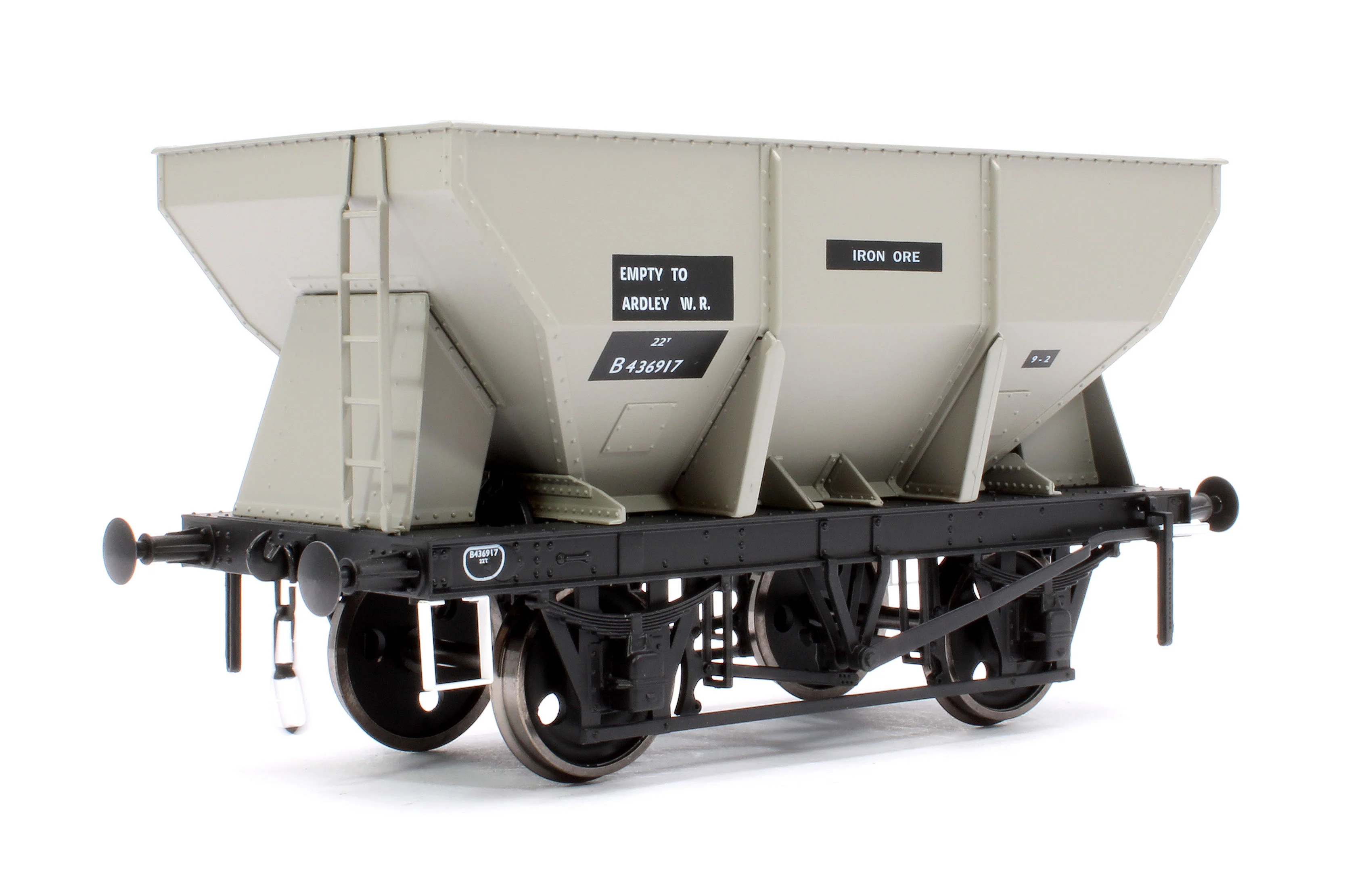 7F-033-003 24T Steel Ore Hopper Grey B436917 Empty to Ardley WR - Image 3