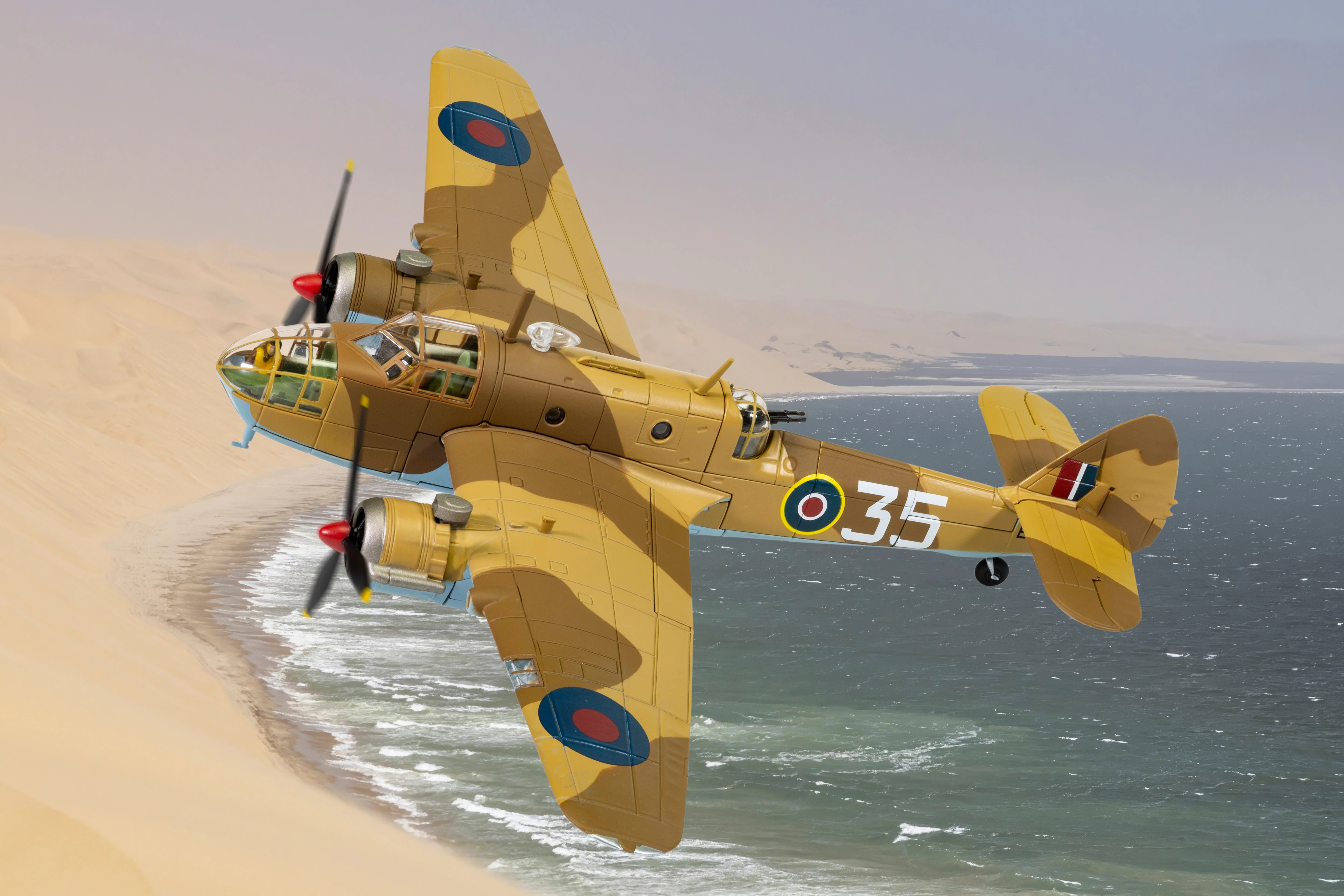 AA28903 Bristol Beaufort MkIa, EK979 '35', Middle East Check and Conversion Unit, RAF, Egypt 1944 - Image 7