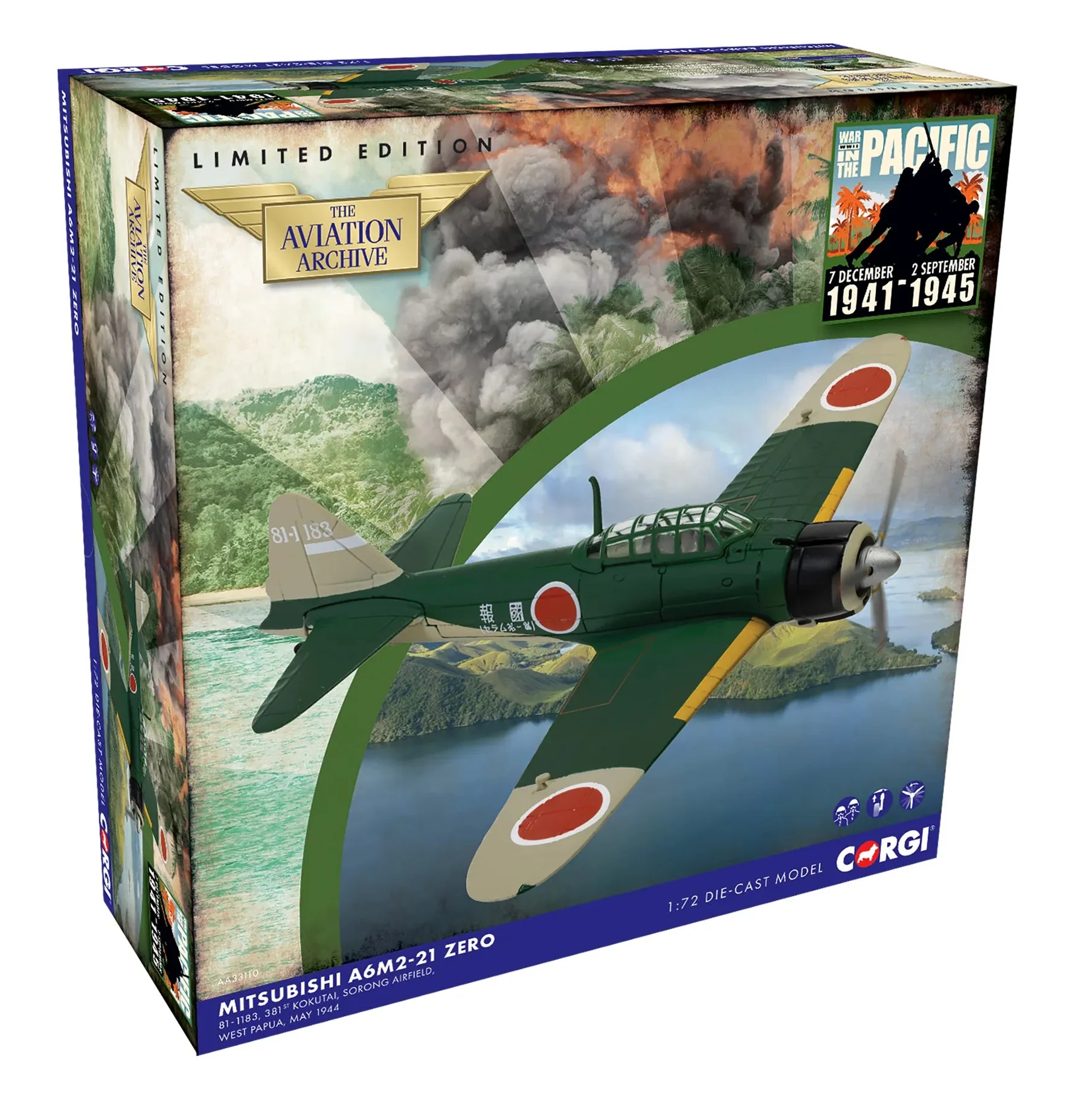 AA33110 Mitsubishi A6M2-21 Zero, Jeffman Island, 1944 - Image 2