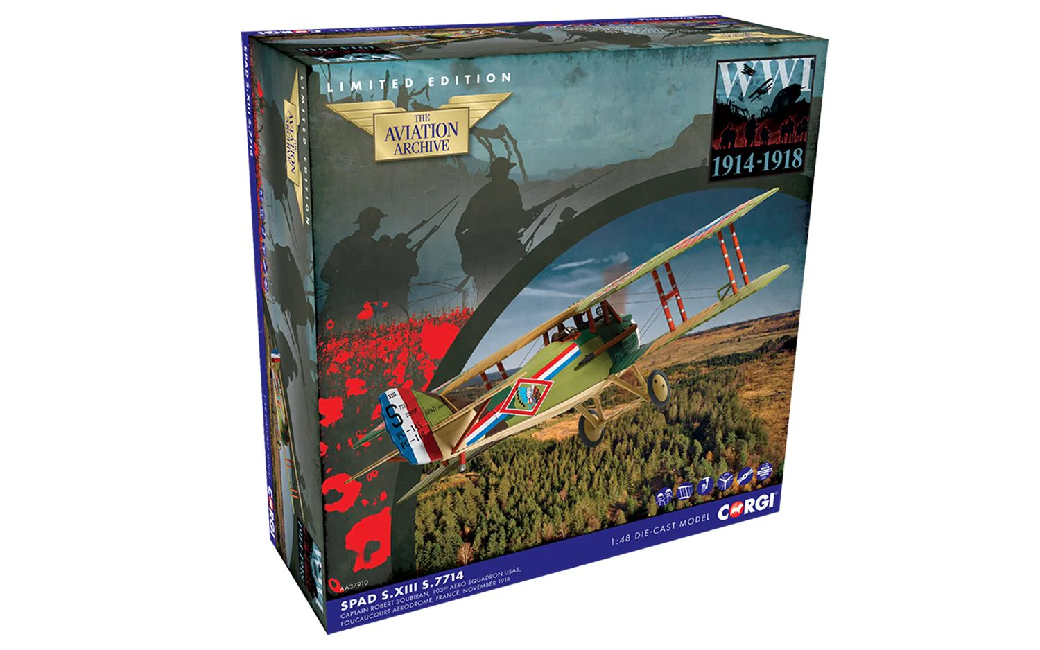 AA37910 SPAD S.XIII, S.7714, Captain Robert Soubiran - Image 3