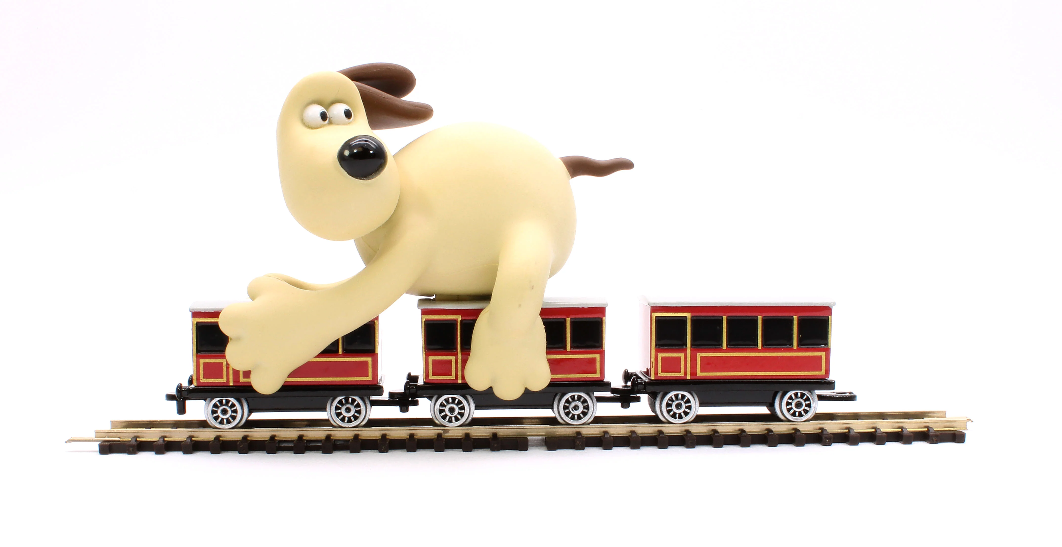 CC80603 Wallace & Gromit - The Wrong Trousers - Gromit & Coaches