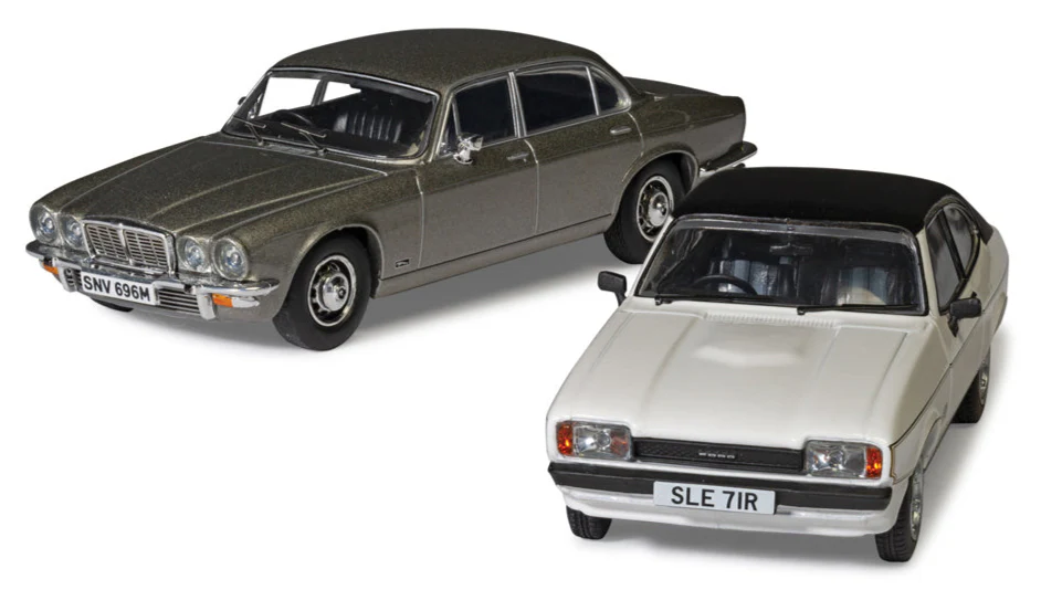 CC91992 Screen Stars - Ford Capri Mk2 2.0S Diamond White, Jaguar XJ6 Series 2 Silver - Image 2