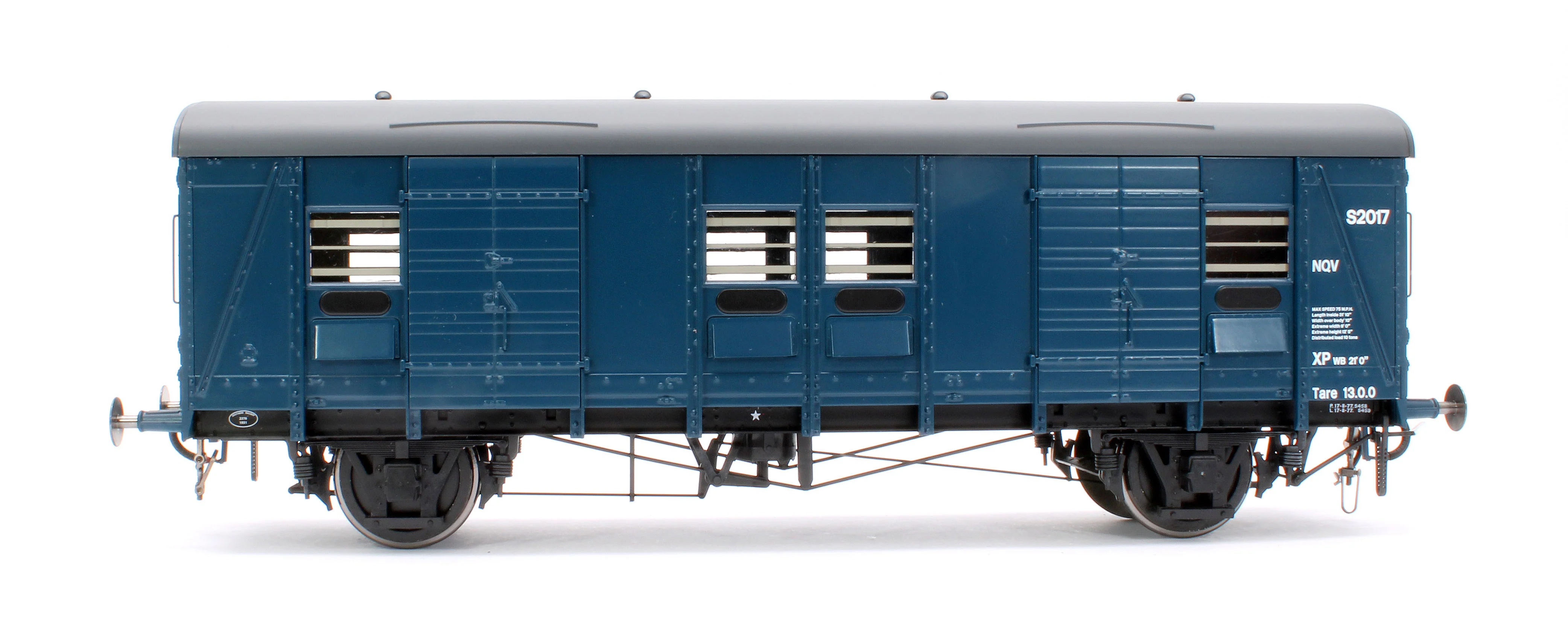 9173 Covered Carriage Truck (CCT) S2017 BR Blue NOV (plywood body) - Image 2