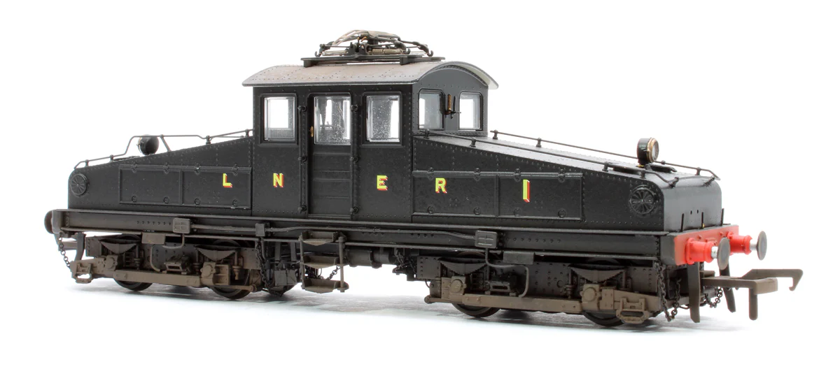1202W Custom Weathered North Eastern Railway ES1 LNER Unlined Black Bo-Bo Electric Locomotive No.1 - Image 2
