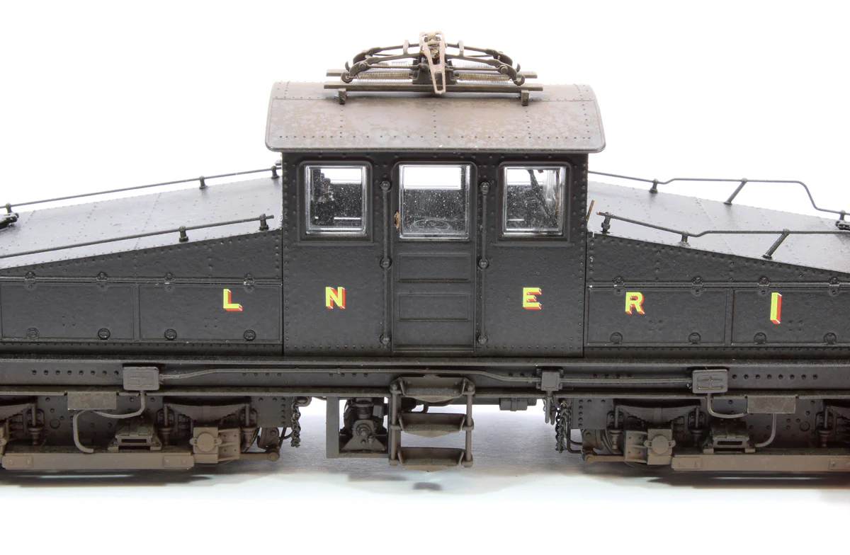 1202W Custom Weathered North Eastern Railway ES1 LNER Unlined Black Bo-Bo Electric Locomotive No.1 - Image 9