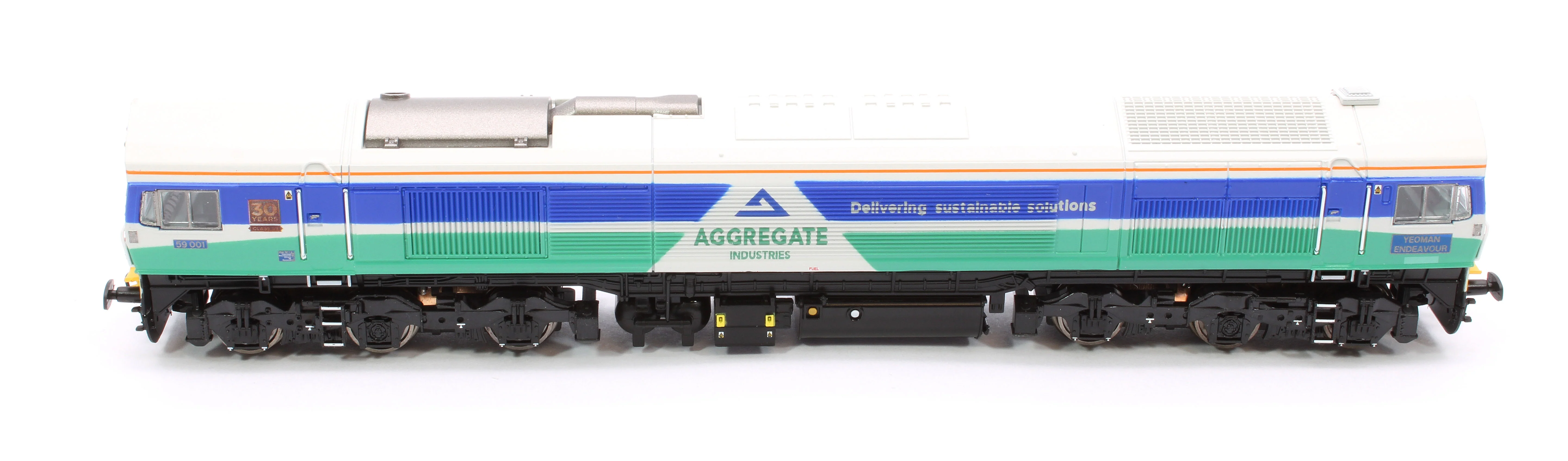 2D-005-005S Class 59 59001 Aggregate Industries Yeoman Endeavour Diesel Locomotive - DCC Sound - Image 10