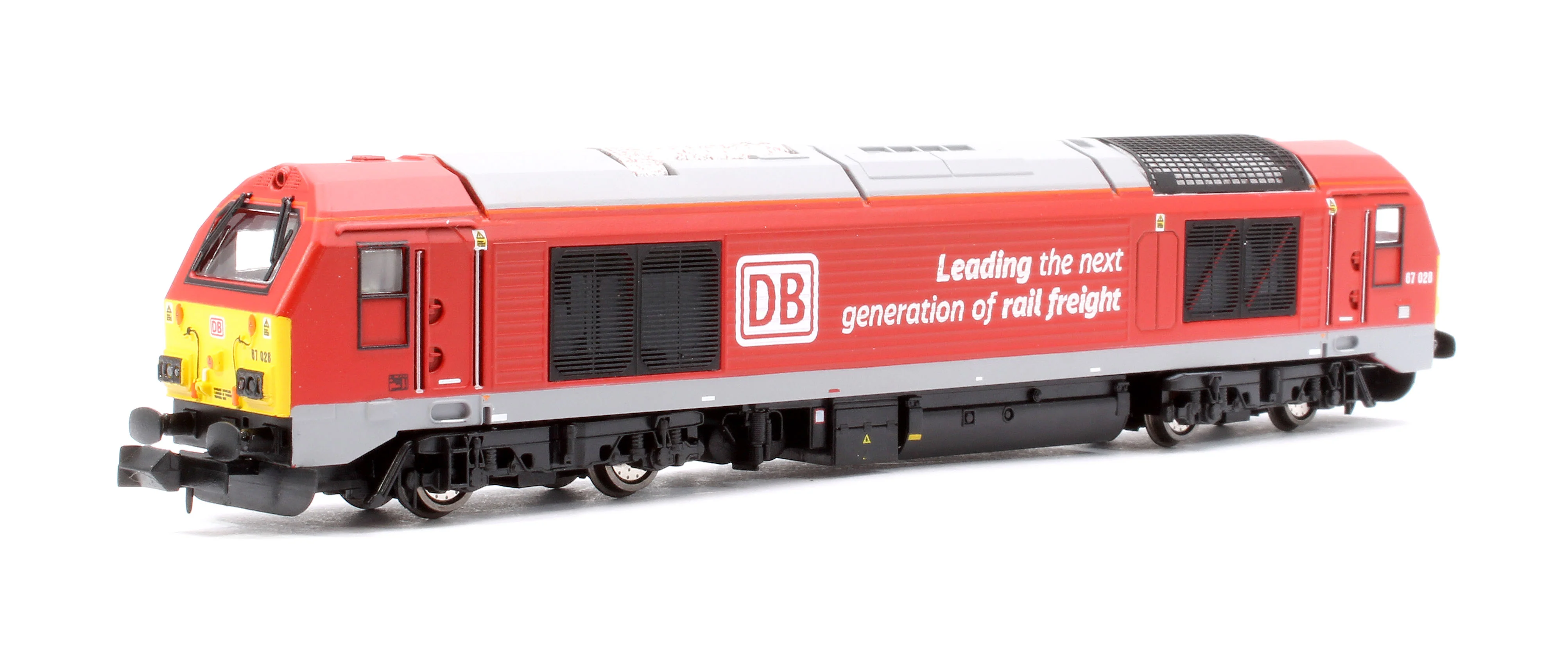 2D-010-014D Class 67 DB Schenker Red 67028 Diesel Locomotive - DCC Fitted