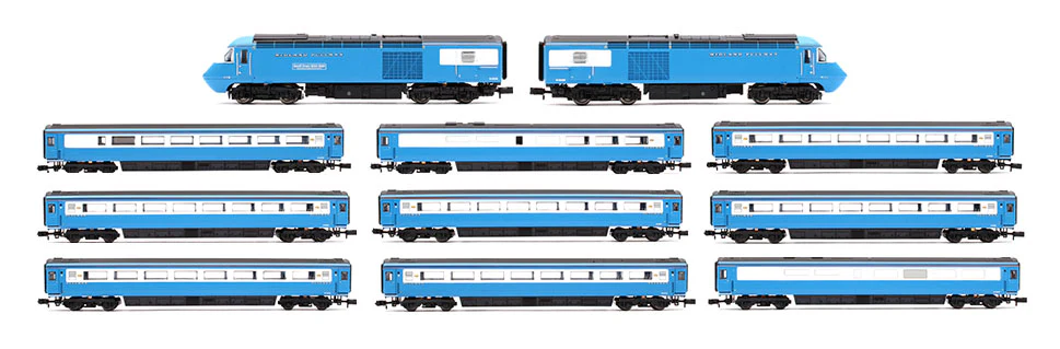 2D-019-300 Class 43 HST Blue Pullman Full Train Set (11 Car Set)