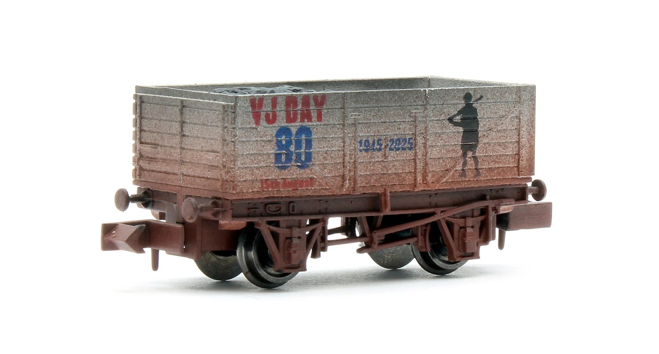 2F-071-101 7 Plank VJ Day Army 80th Anniversary - Weathered