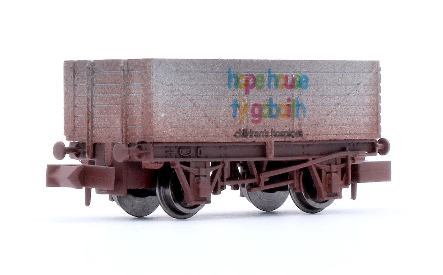 2F-071-117 7 Plank Hope House Charity Wagon - Weathered