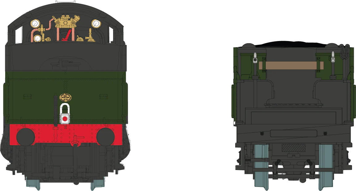 2S-001-009D 4-6-0 Draycott Manor 7810 Lined BR Green Small Early Crest Steam Locomotive - DCC Fitted - Image 4