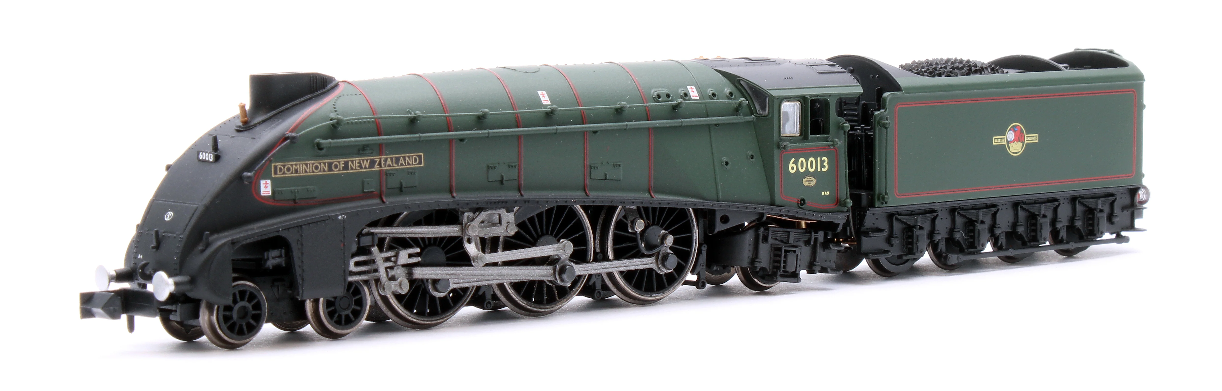 2S-008-018 A4 Dominion of New Zealand 60013 BR Late Crest & 4 Gresley Coaches - Image 2