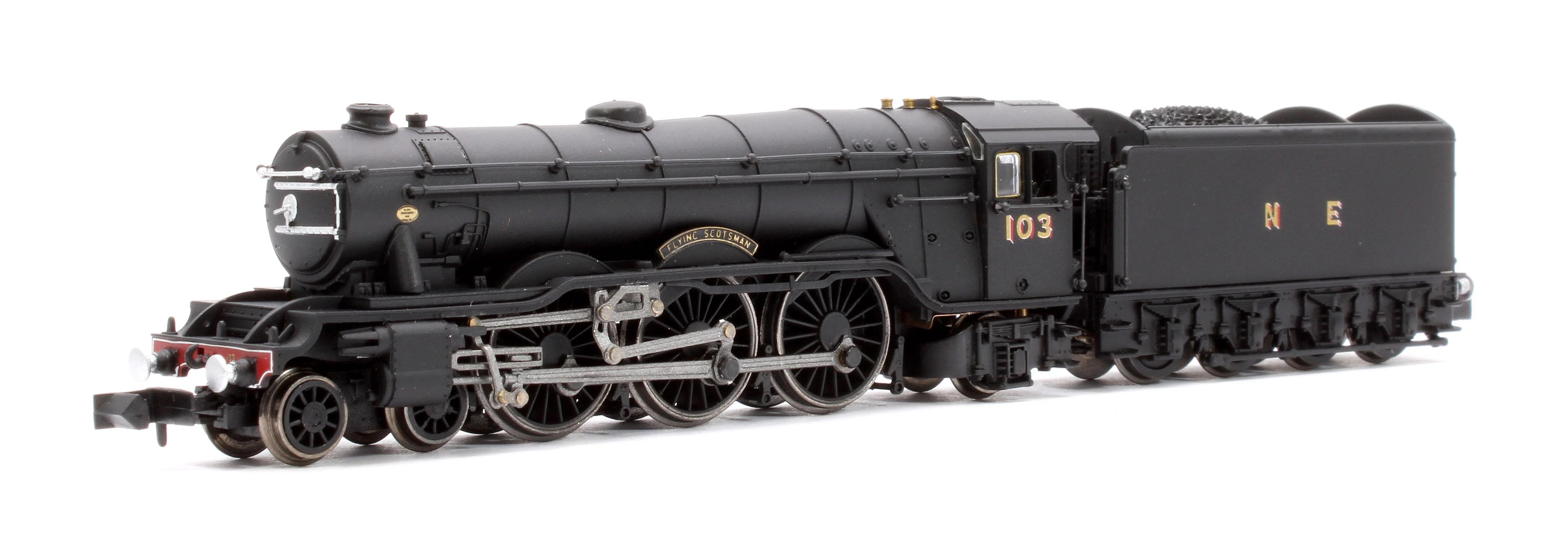 2S-011-002 A10 Flying Scotsman 103 Wartime Black NE Steam Locomotive