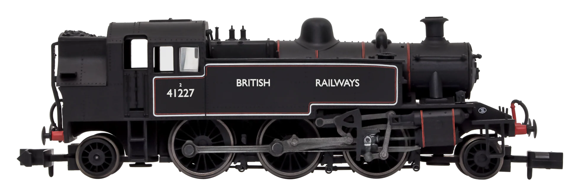 2S-015-006D Ivatt 2-6-2T 41227 "British Railways" Lined Black - DCC Fitted - Image 2