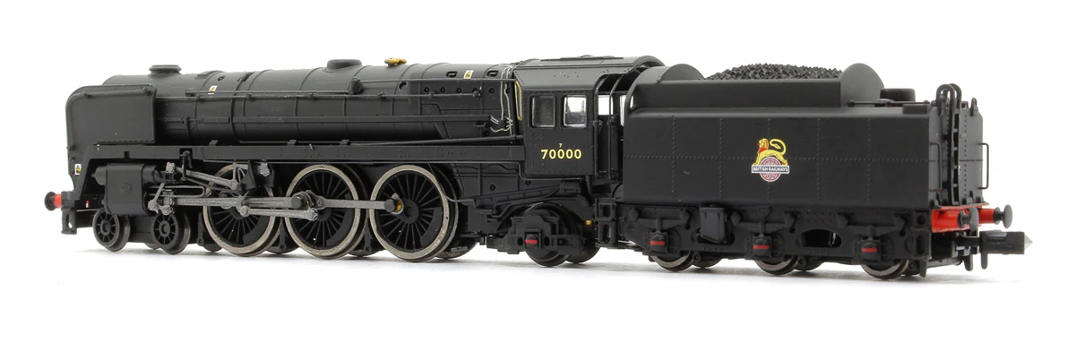 2S-017-006 Class 7MT Britannia 4-6-2 70000 BR Unlined Black Early Crest - Image 2