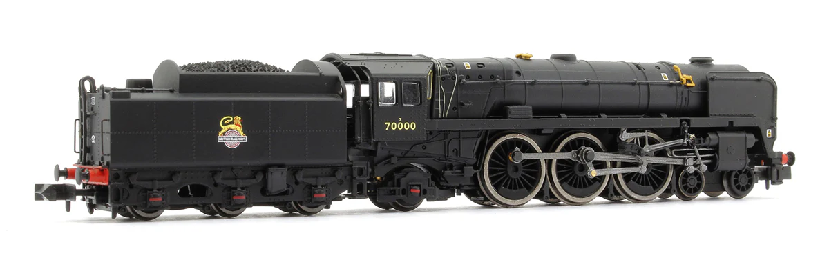 2S-017-006 Class 7MT Britannia 4-6-2 70000 BR Unlined Black Early Crest - Image 3