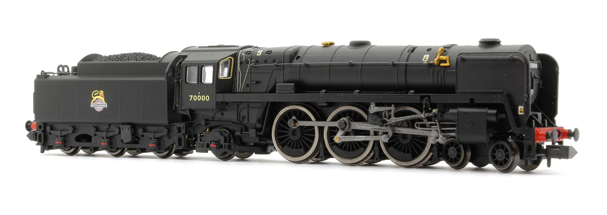 2S-017-006 Class 7MT Britannia 4-6-2 70000 BR Unlined Black Early Crest - Image 4