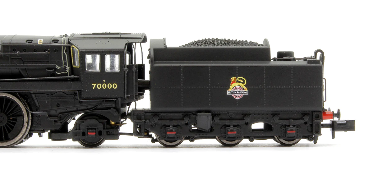 2S-017-006 Class 7MT Britannia 4-6-2 70000 BR Unlined Black Early Crest - Image 7