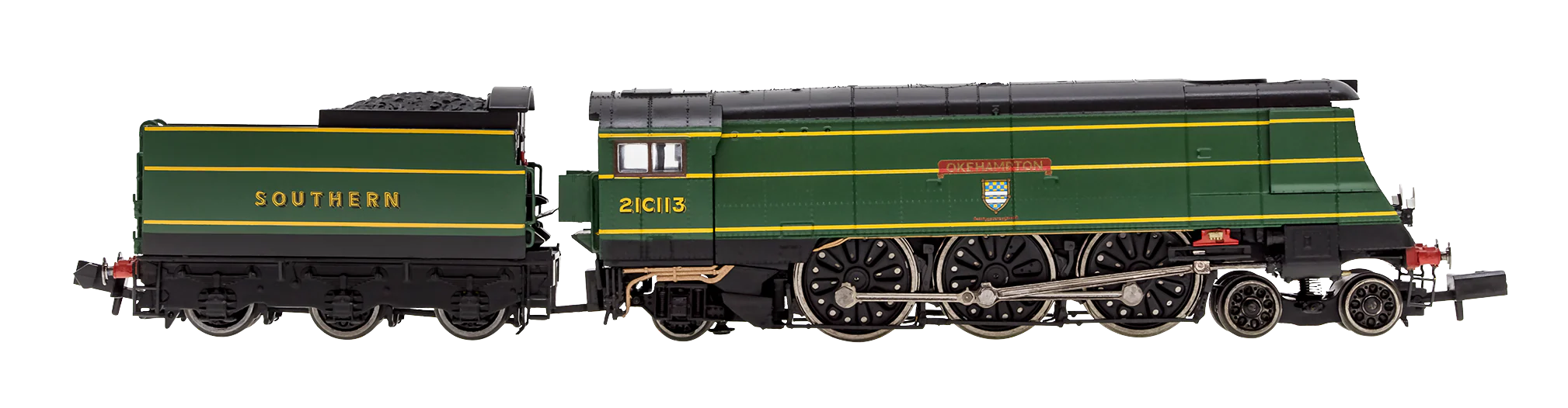2S-034-004D West Country ‘Okehampton’ 21C113 SR Malachite Green Crest - DCC Fitted - Image 2