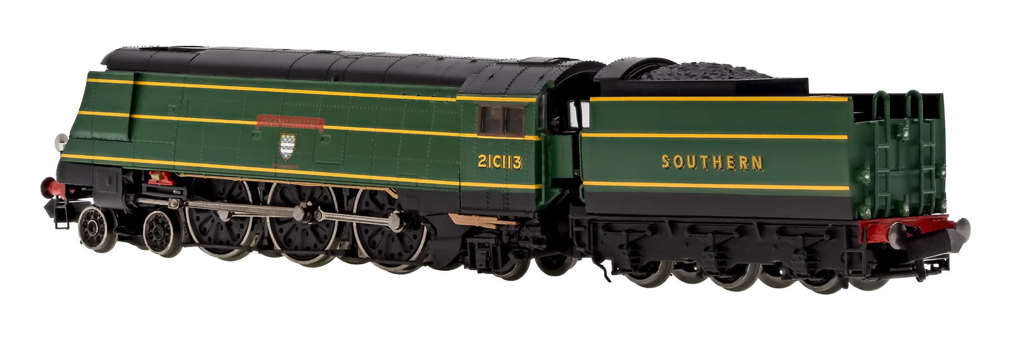 2S-034-004D West Country ‘Okehampton’ 21C113 SR Malachite Green Crest - DCC Fitted - Image 3