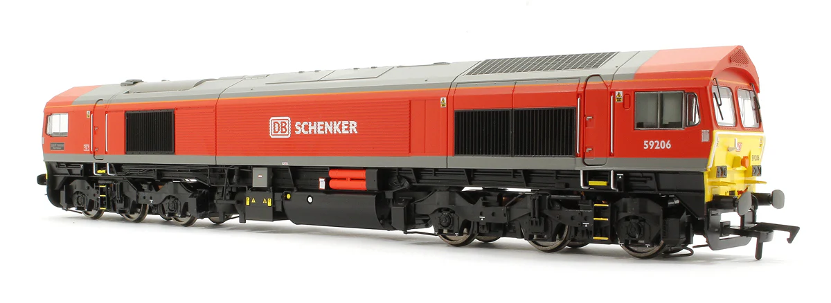 4D-005-002DSM Class 59 206 'John F Yeoman' DB Schenker Diesel Locomotive DCC Fitted with Smoke! - Image 4