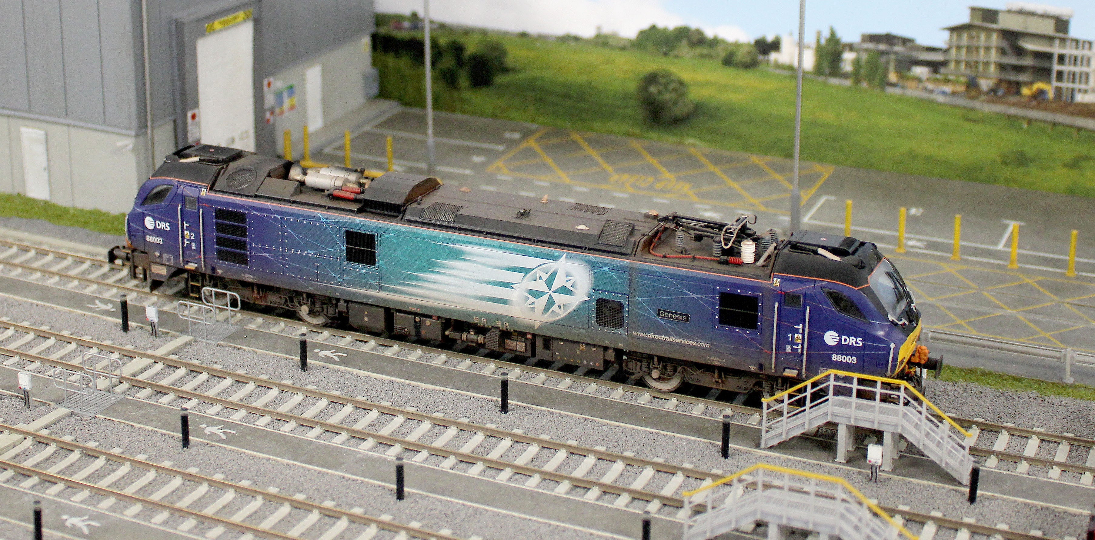 4D-088-002SW Highly Detailed Premium Weathered Class 88 'Genesis' 88003 DRS Electro-Diesel Locomotive (DCC Sound & Working Pantograph) - Image 13