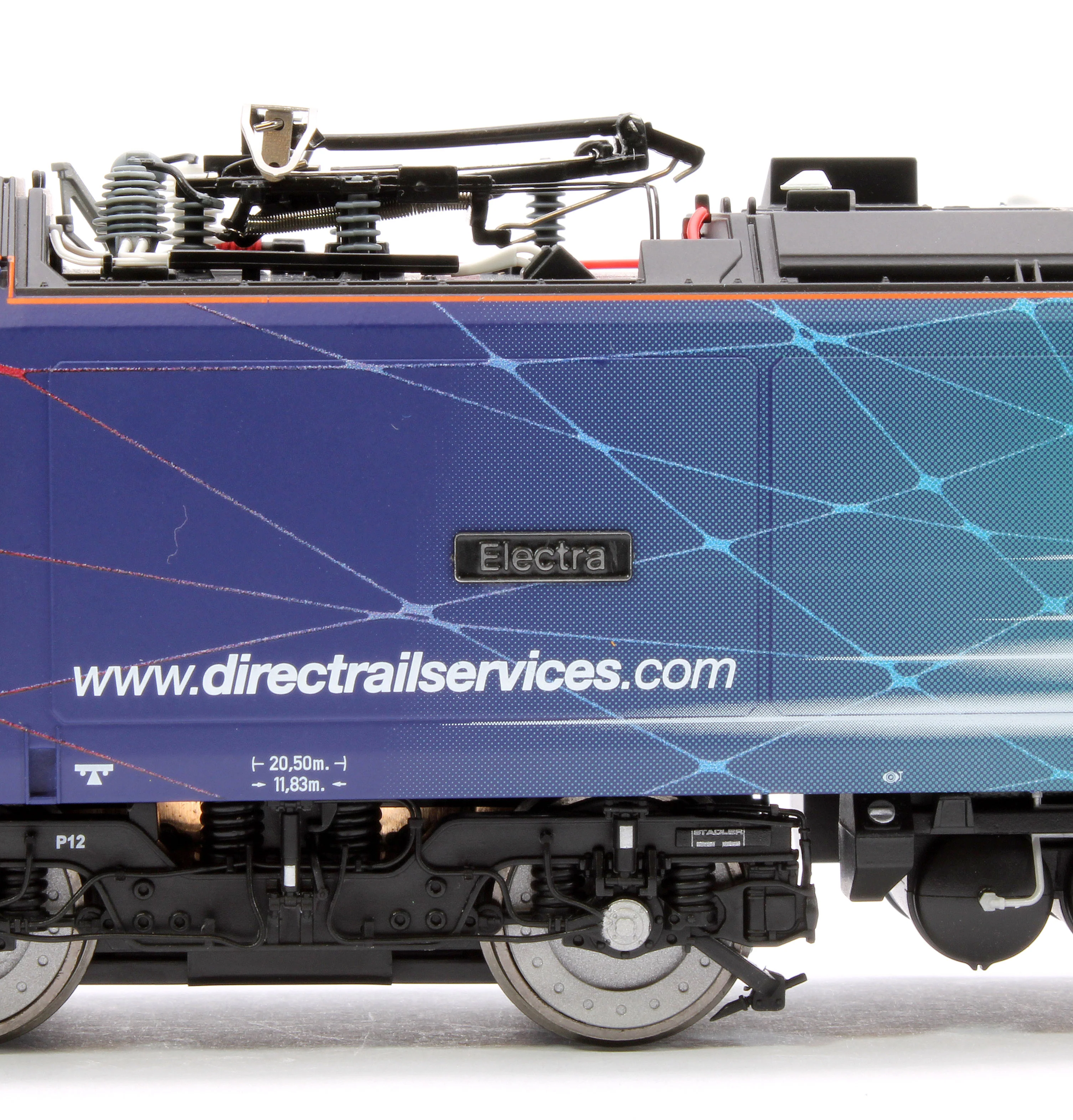 4D-088-003D Class 88 'Electra' 88007 DRS Electro-Diesel Locomotive (DCC Fitted & Working Pantograph) - Image 5