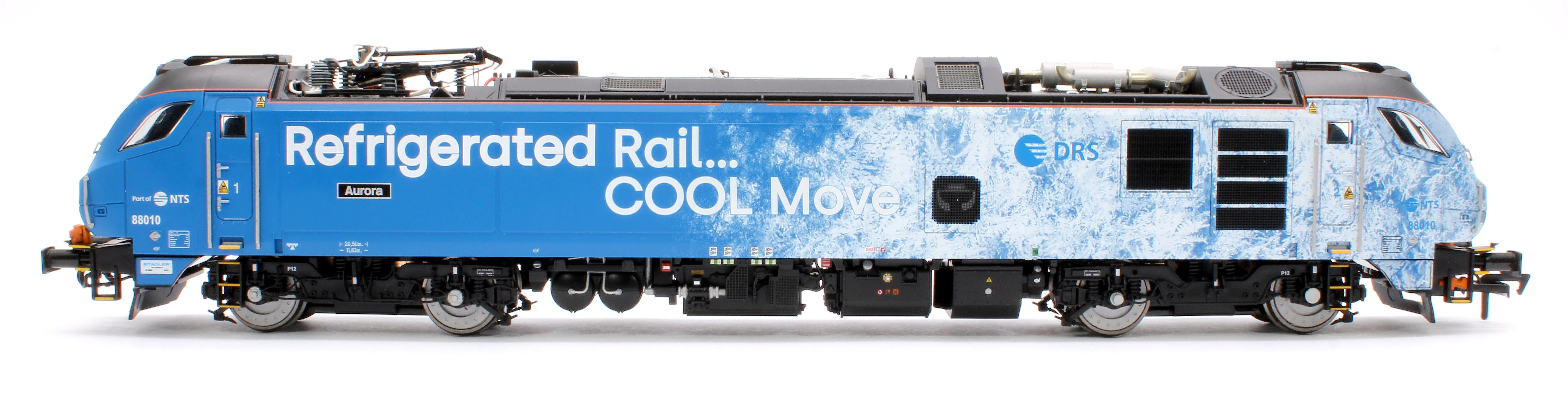 4D-088-004 Class 88 'Aurora' 88010 DRS Refrigerated Rail Electro-Diesel Locomotive - Image 6