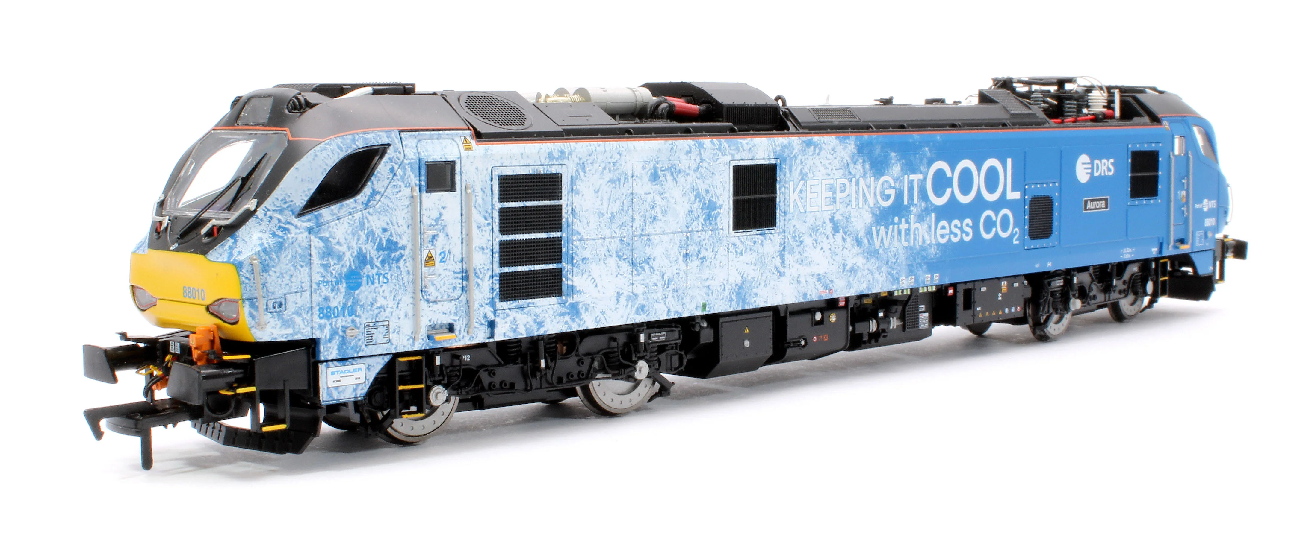 4D-088-004S Class 88 'Aurora' 88010 DRS Refrigerated Rail Electro-Diesel Locomotive (DCC Sound & Working Pantograph) - Image 3