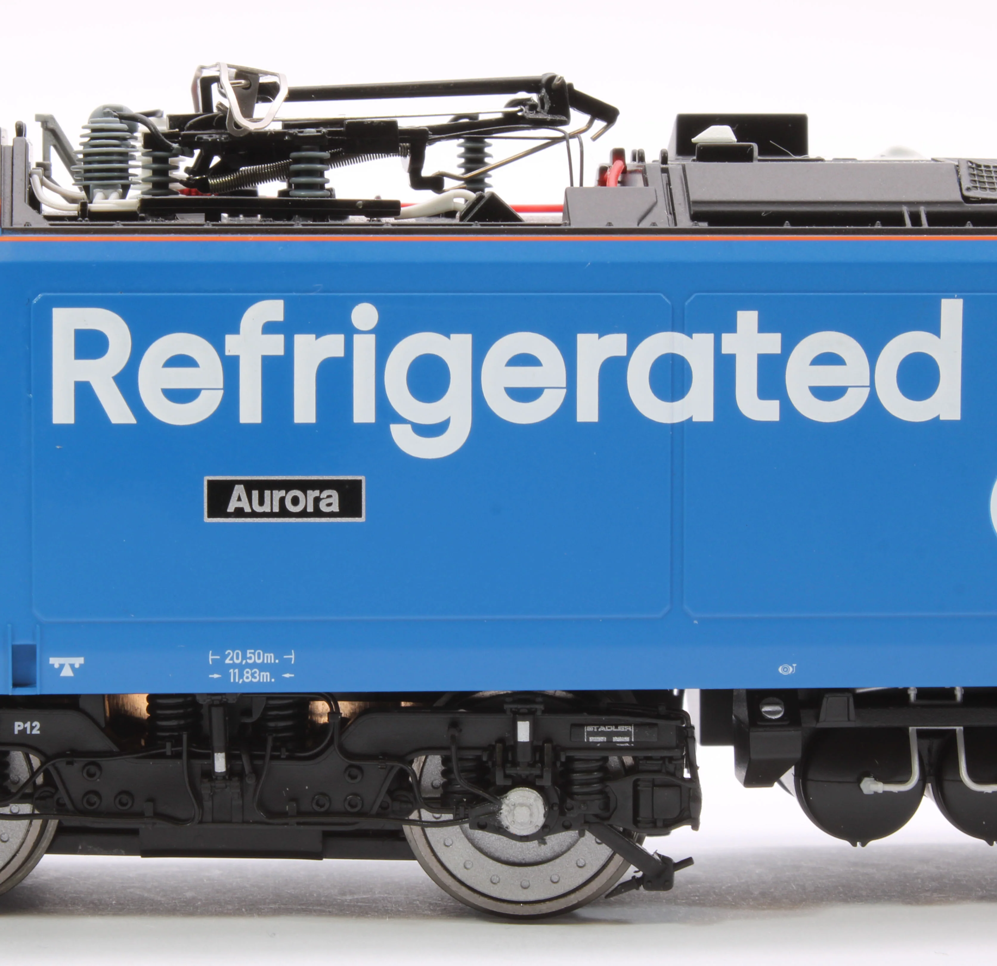 4D-088-004S Class 88 'Aurora' 88010 DRS Refrigerated Rail Electro-Diesel Locomotive (DCC Sound & Working Pantograph) - Image 9