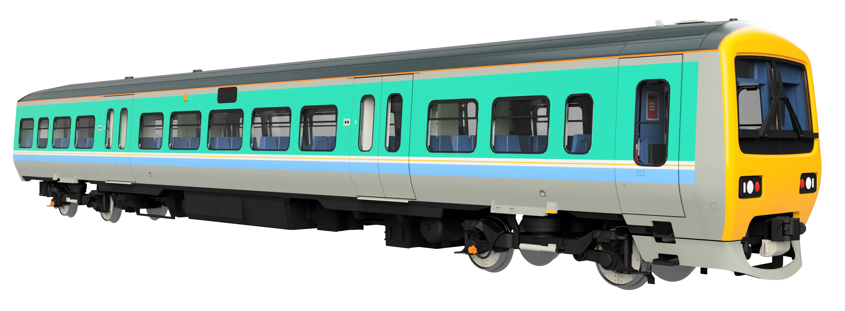 4D-323-001S Class 323 323203 Regional Railways Centro 3 Car EMU Set - DCC Sound Fitted - Image 4