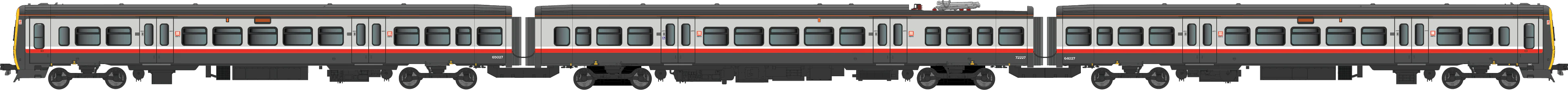 4D-323-002S Class 323 323227 Regional Railways Greater Manchester PTE 3 Car EMU Set - DCC Sound Fitted - Image 3