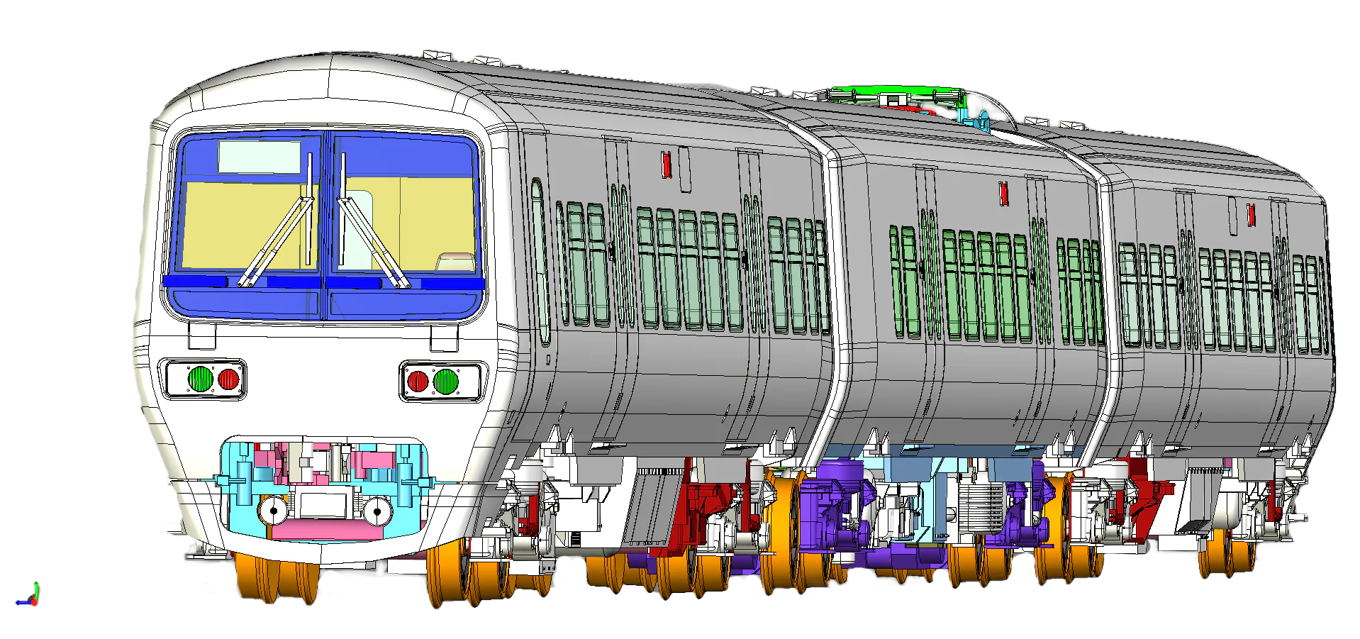 4D-323-007D Class 323 323221 Regional Railways Centro Heritage Repaint 3 Car EMU Set - DCC Fitted - Image 12