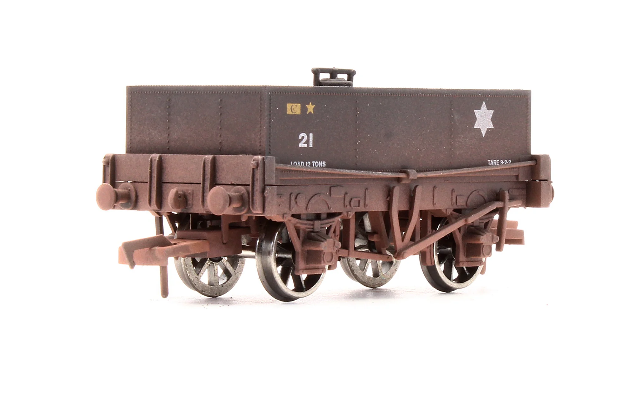 Pre-Owned 4F-032-004 BR Rectangular Tank Wagon - Weathered - Image 2