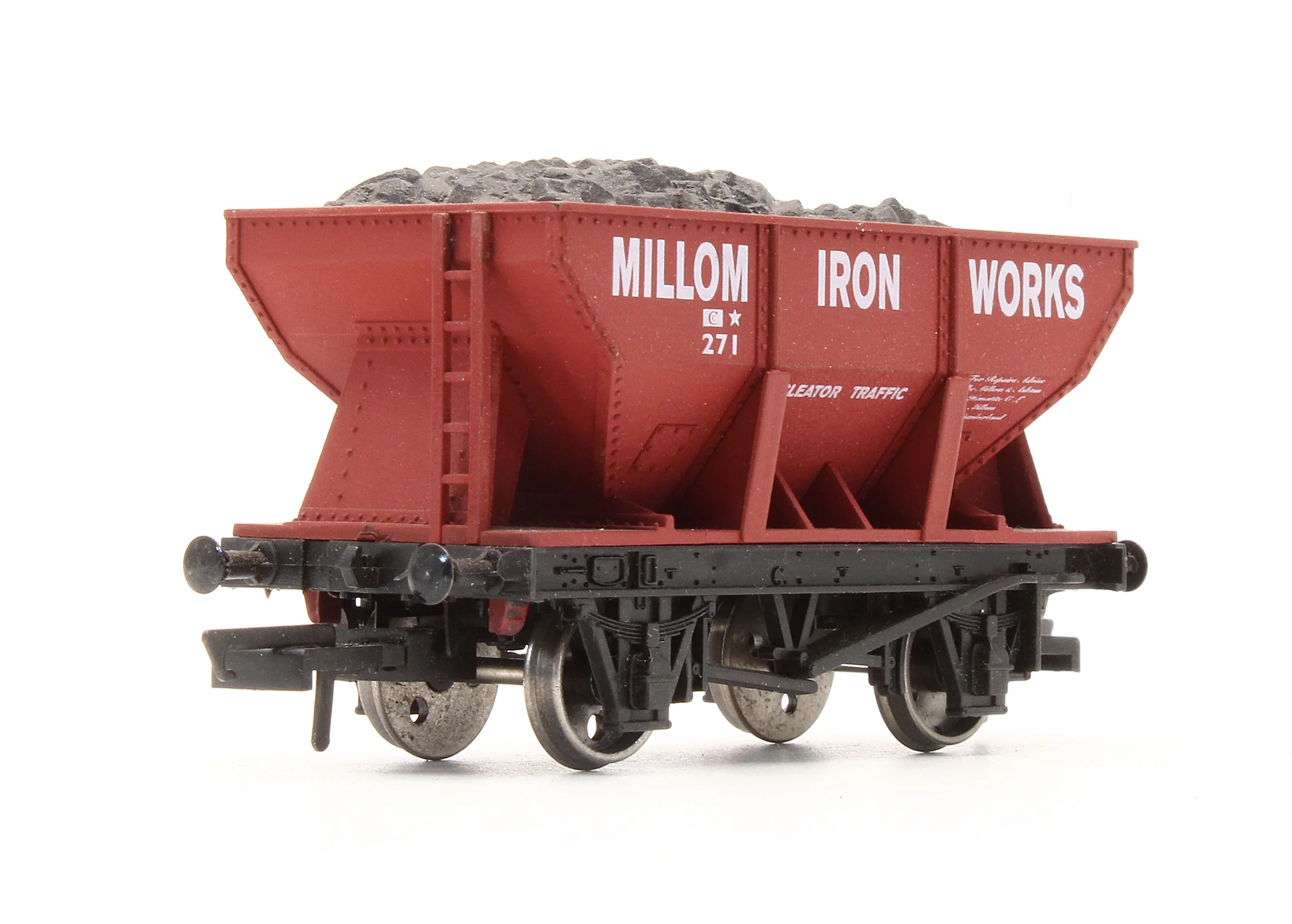 Pre-Owned 4F-033-005 24T Steel Ore Hopper Wagon 'Millom Iron Works' No.271